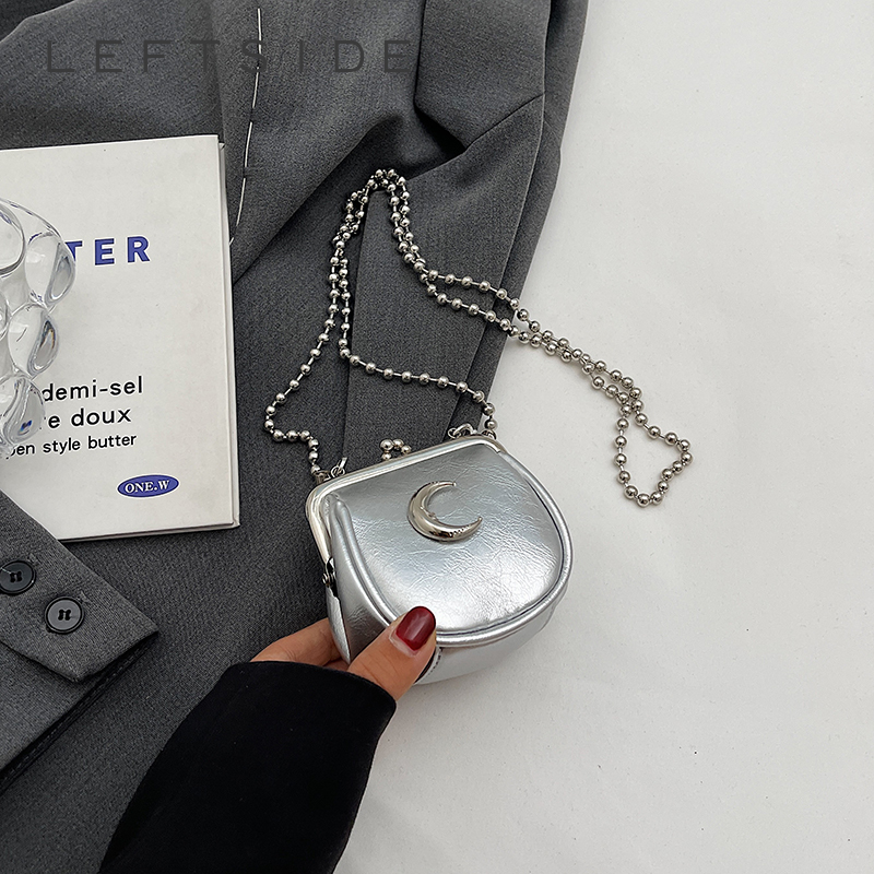 Luxury Bags Cute - Silberne Mini-Umhängetaschen für Frauen, 2023, neue