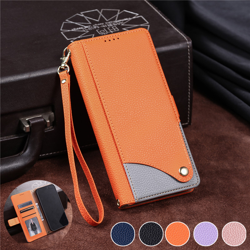 Luxury Bags Kl - Luxuriöse Ledertaschen-Hülle für Sharp Aquos Sense