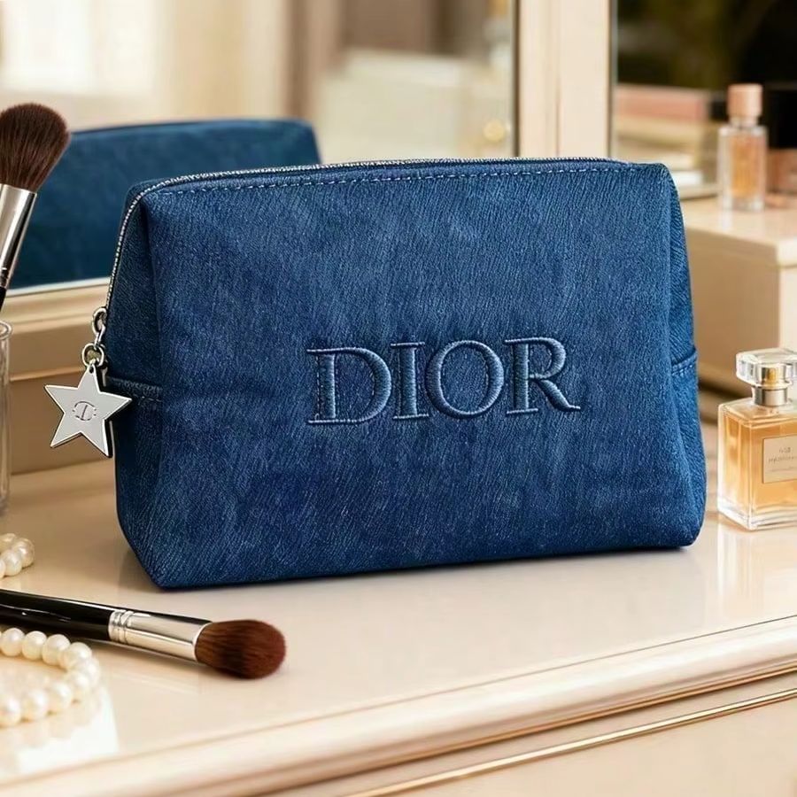 Dior Dark Denim Kosmetiktasche – Luxury Bags Dior Bewertung und Preis