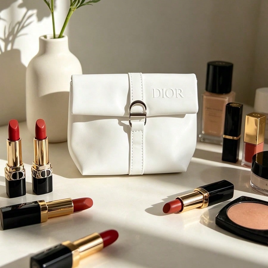 Dior's Bag Weiße Kosmetiktasch – Luxury Bags Dior Bewertung und Preis